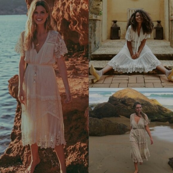 HOLD for IvoryRose // Spell Maggie Gown Medium - Picture 2 of 16